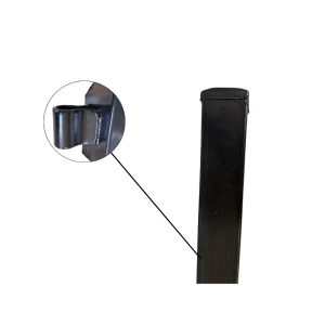 3D mesh post with hinge