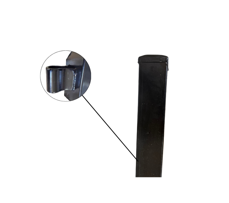 3D mesh post with hinge