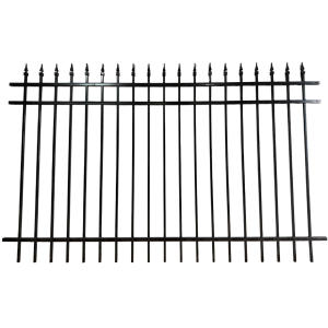 spear top metal fence panel