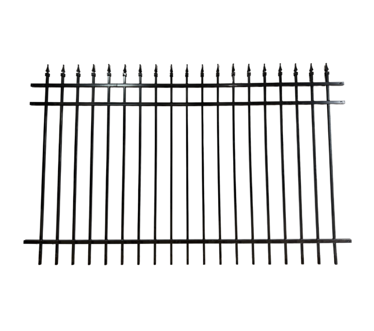 spear top metal fence panel
