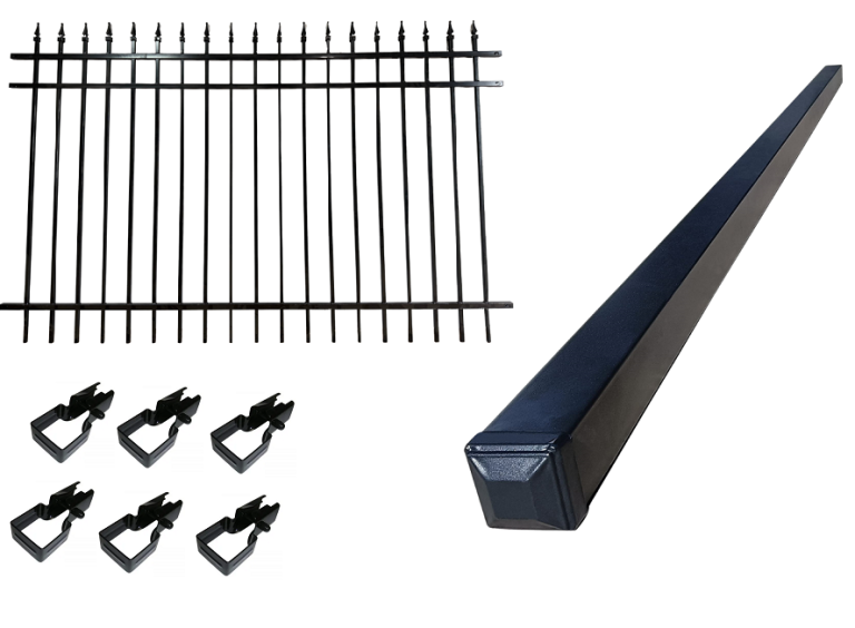 Spear Top fence panel set