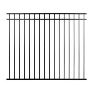 Iron Fence 5 ft and 6 ft tall sizes galvanized powder coated