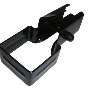 bracket for metal fence, wrap around 2 x 2 post