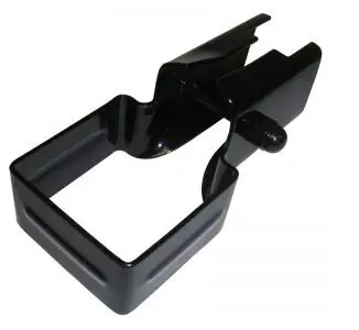 bracket for metal fence, wrap around 2 x 2 post